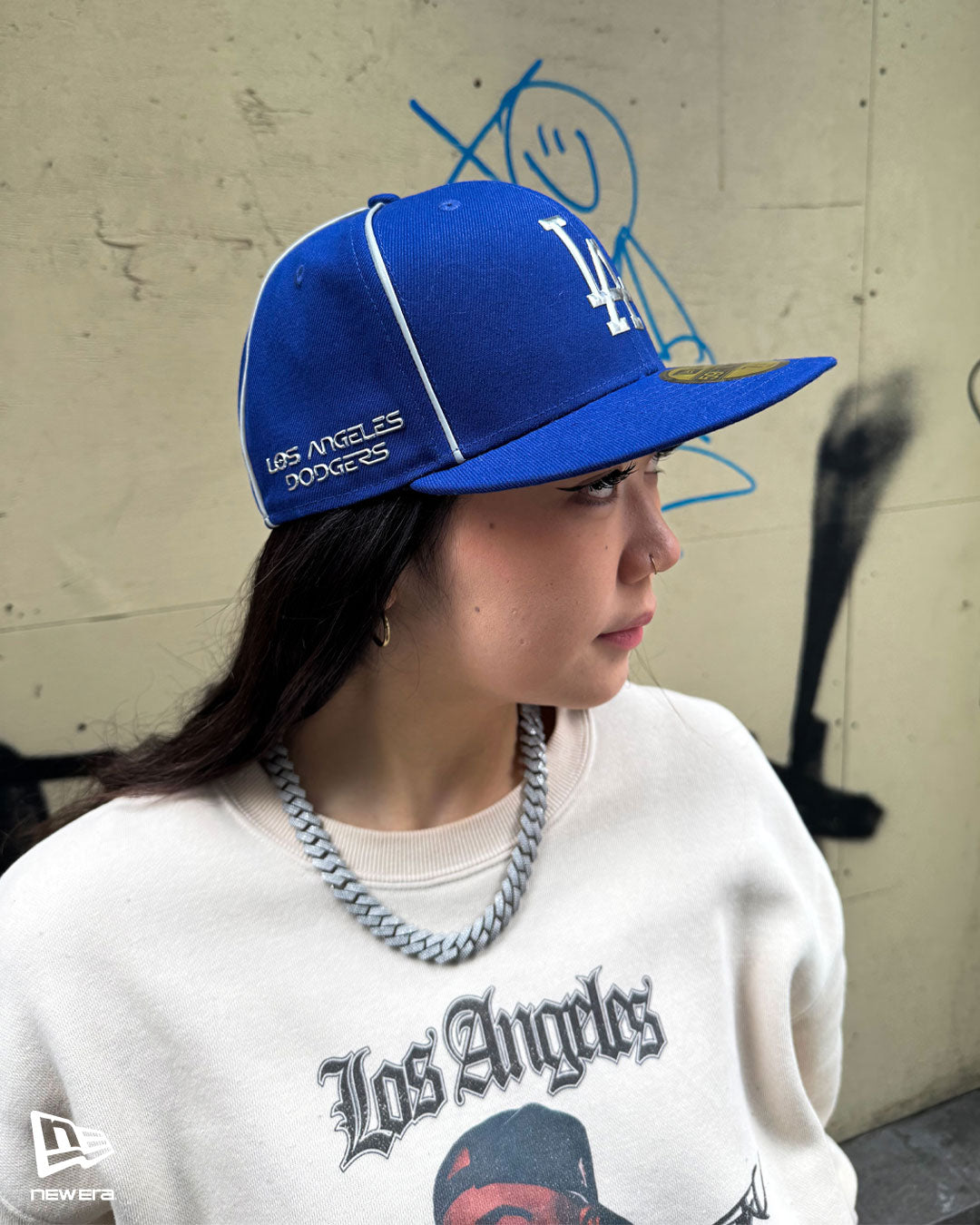 NEW ERA Los Angeles Dodgers - 59FIFTY HAJIME SORAYAMA TPU LOGO DARK ROYAL 【14881992】