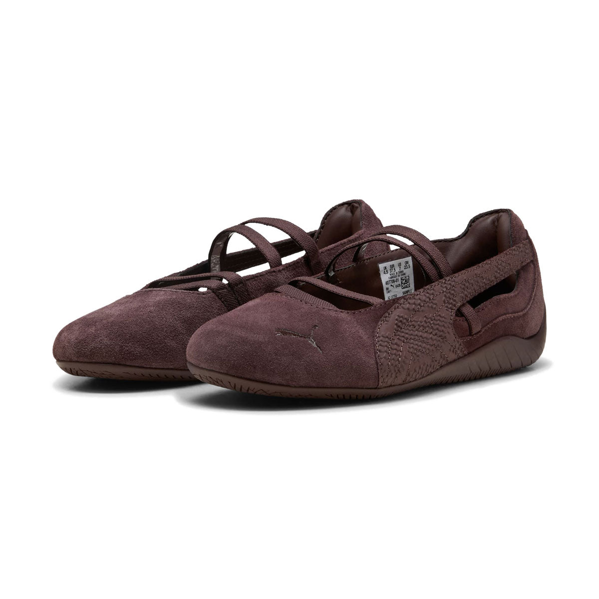 靴 PUMA Speedcat Ballet Python Wns 23cm PUMA - SPEEDCAT BALLET PYTHON WNS CHOCOLATE BROWN 【407706-01
