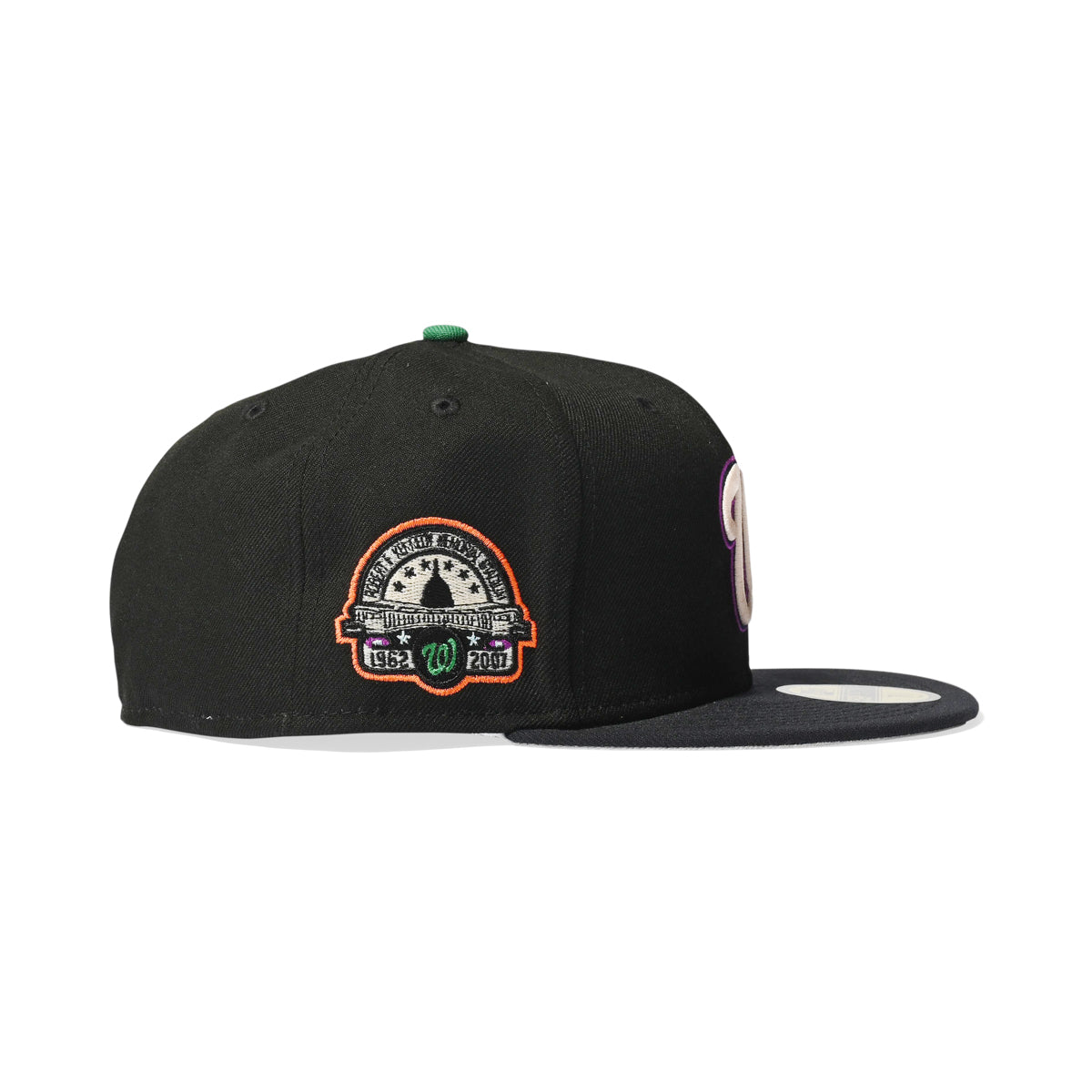 NEW ERA Washington Nationals - 1962-2007 STADIUM 59FIFTY BLACK/D NAVY 【NE062】