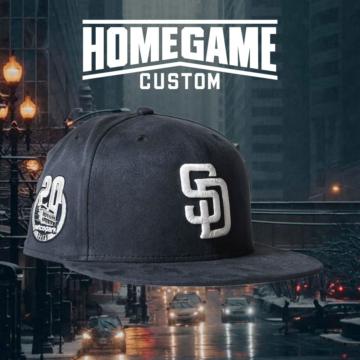 NEW ERA - San Diego Padres CO 59FIFTY SUEDE NAVY【14881994 