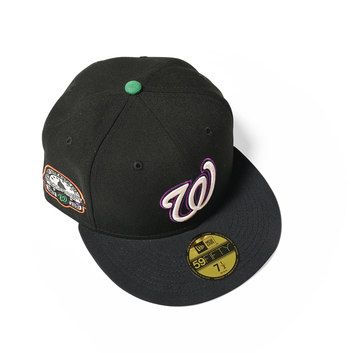 NEW ERA Washington Nationals - 1962-2007 STADIUM 59FIFTY BLACK/D NAVY 【NE062】