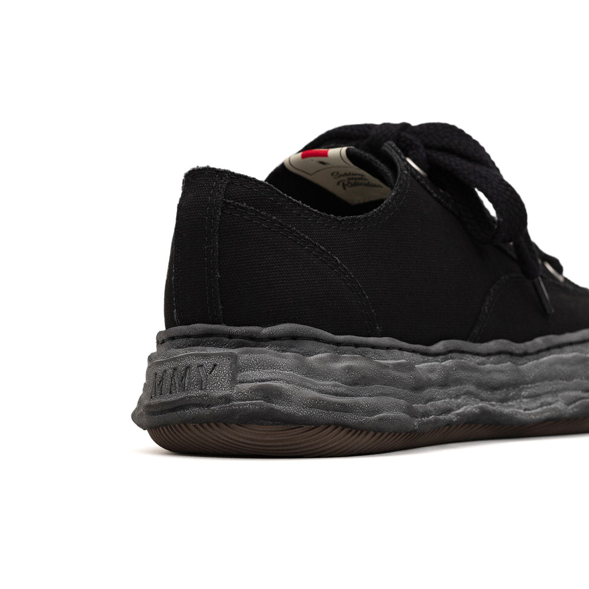 Maison MIHARA YASUHIRO ミハラヤスヒロ PETERSON 23 ピーターソン23 CANVAS LOW-TOP BLACK/BLACK ブラック/ブラック 【A13FW713】