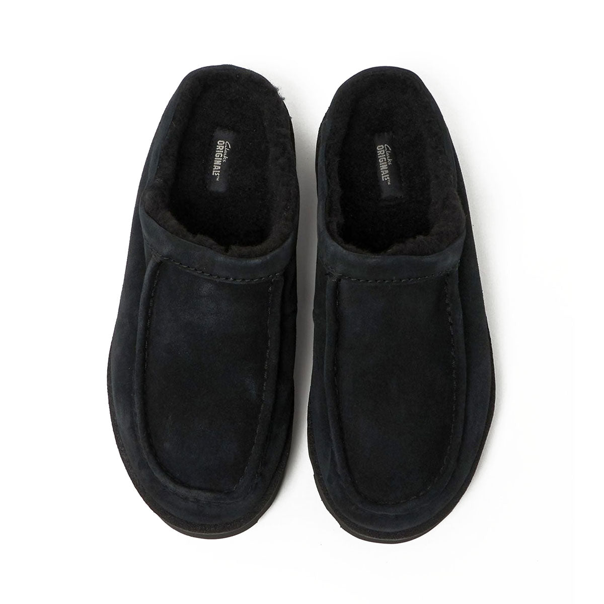 Clarks - Meare Mule Black WLined Sde 【26183976】