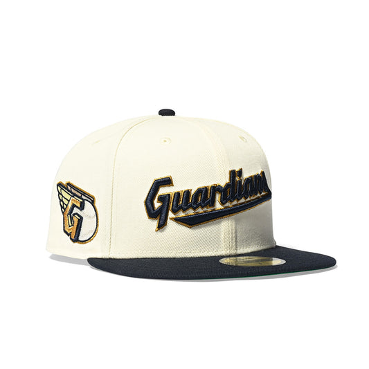 NEW ERA Cleveland Guardians - 59FIFTY CHROME/NAVY/GREEN【14148790】