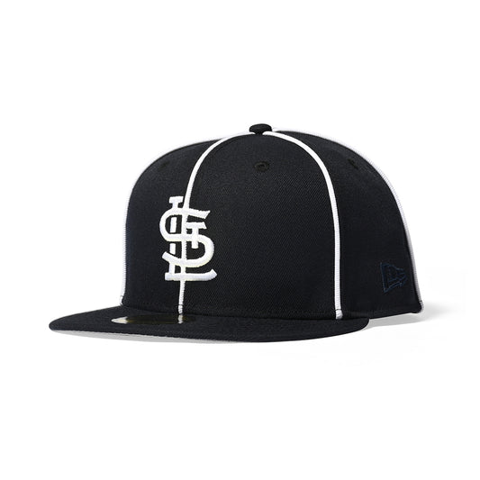 NEW ERA St.Louis Cardinals - PIPING 59FIFTY NAVY/WHITE【70811510】