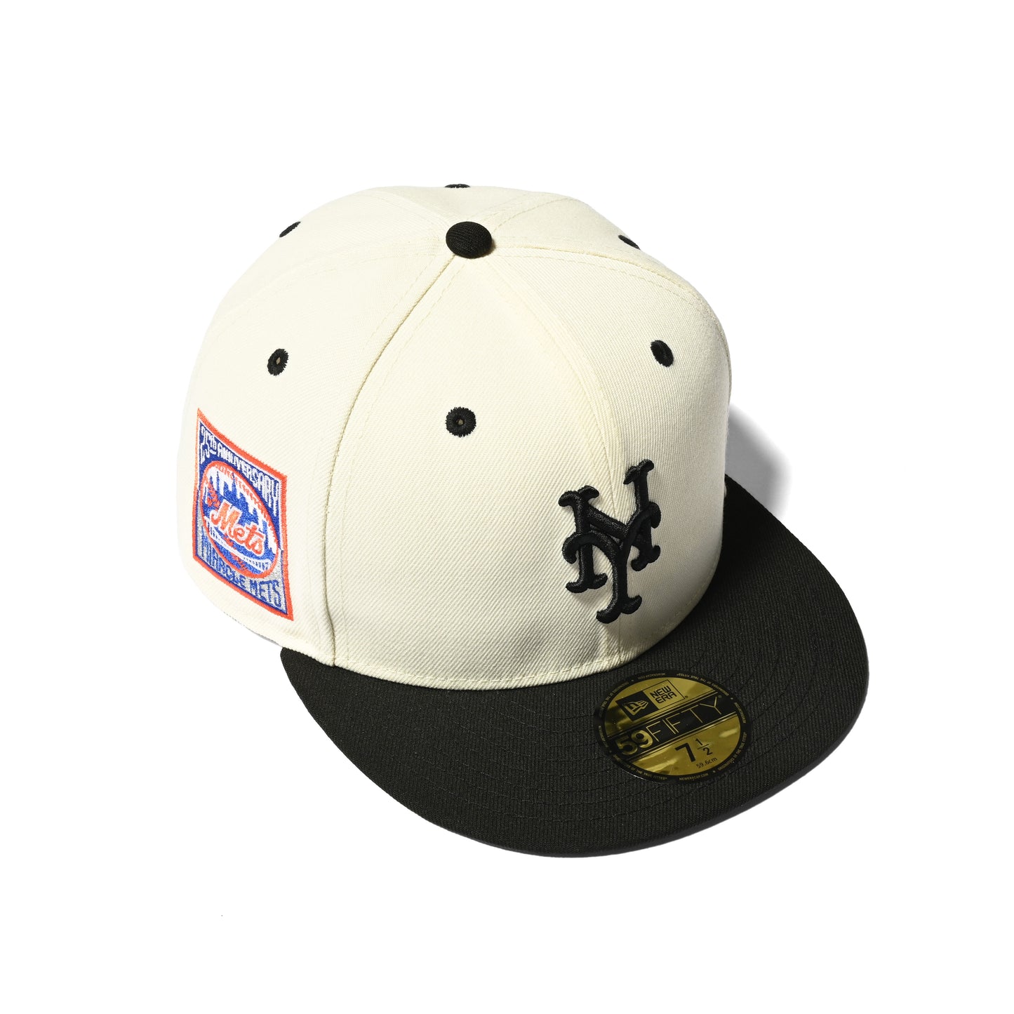 NEW ERA New York Mets - 25th 59FIFTY CHROME/BLACK【70811945】