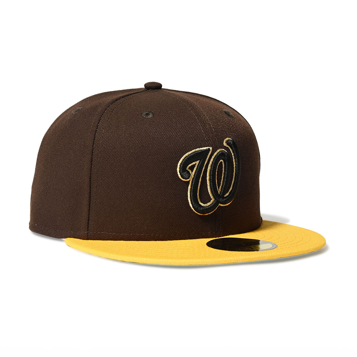 NEW ERA WASHINGTON NATIONALS - 59FIFTY CO BURNTWOOD/AGOLD 【70940905】