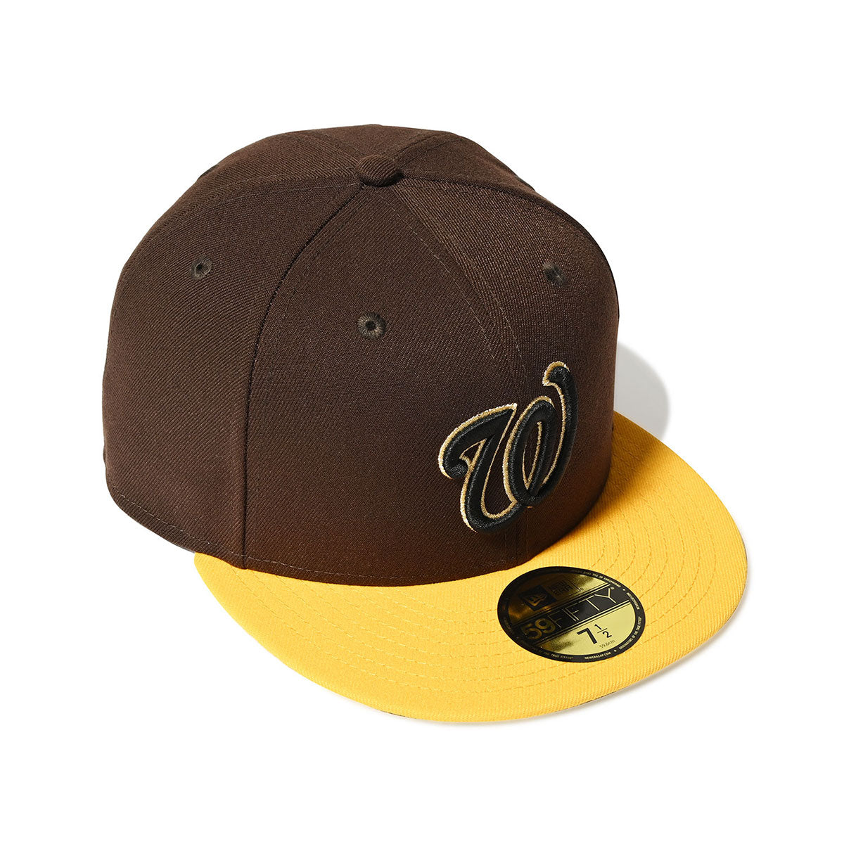 NEW ERA WASHINGTON NATIONALS - 59FIFTY CO BURNTWOOD/AGOLD 【70940905】