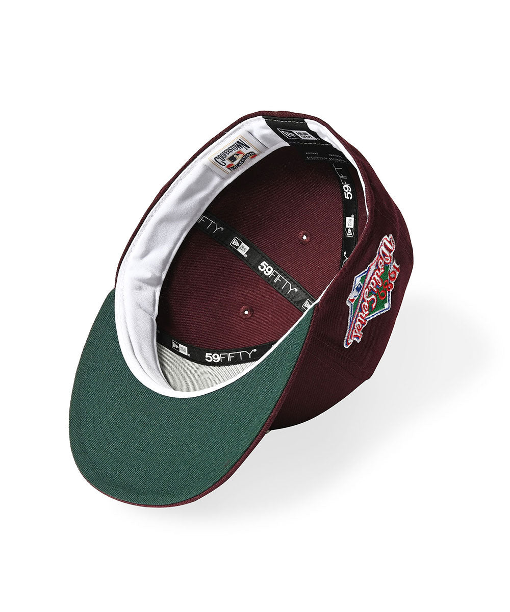 NEW ERA - Oakland Athletics CO 1989 WS 59FIFTY Chrome MAROON【70977489】