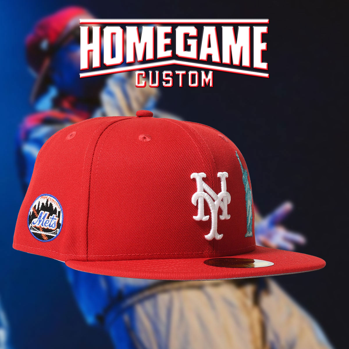 NEW ERA - NEW YORK METS CO THE BIG APPLE 59FIFTY SCARKET