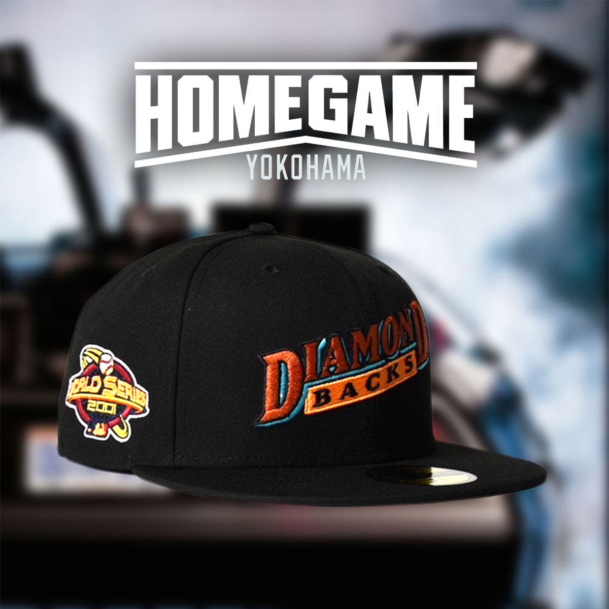 NEW ERA - ARIZONA DIAMONDBACKS CO World Series 2001 59FIFTY BLACK 【70993094】