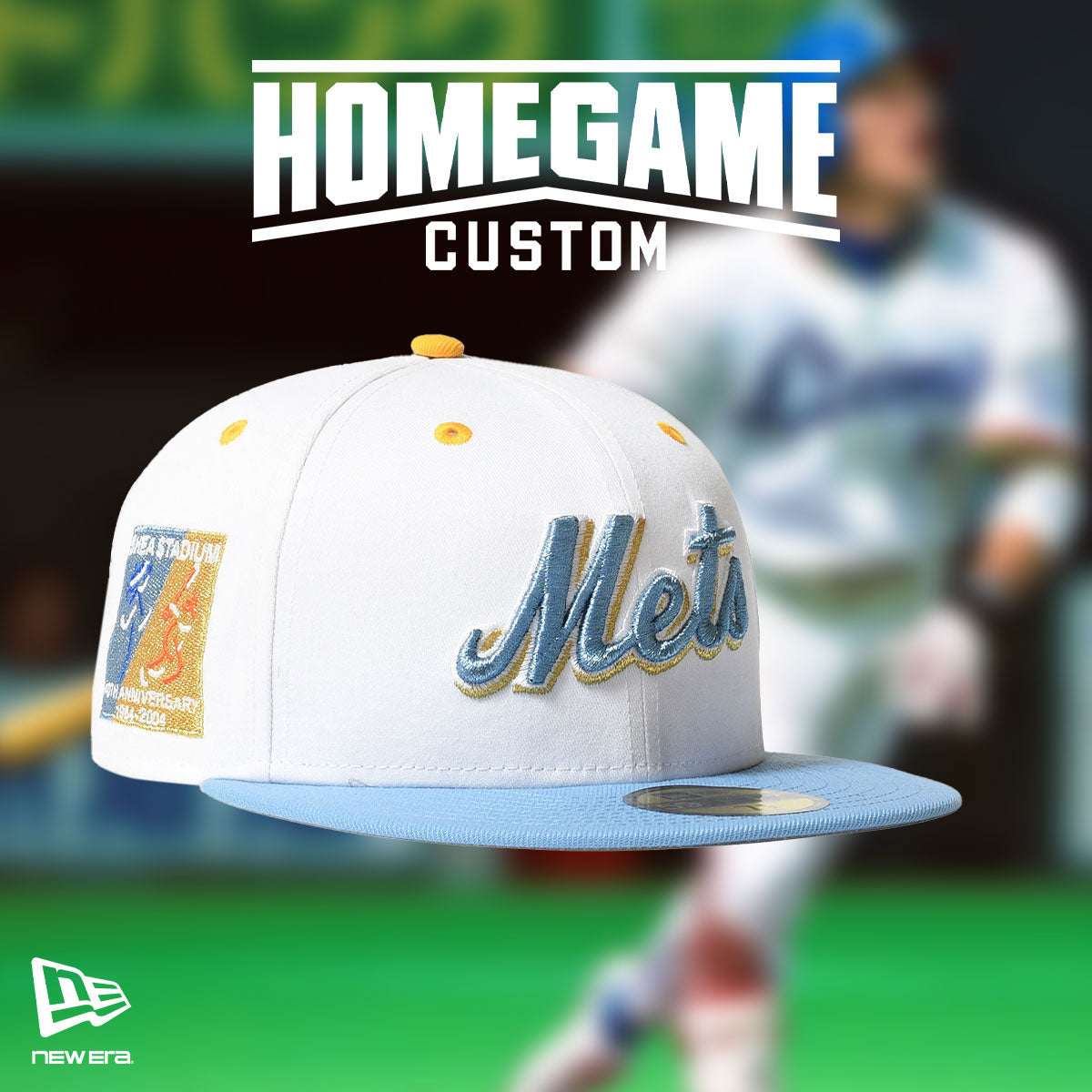 NEW ERA - NEW YORK METS CO SHEA STADIUM 59FIFTY OPTIC WHT/SKYBLUE