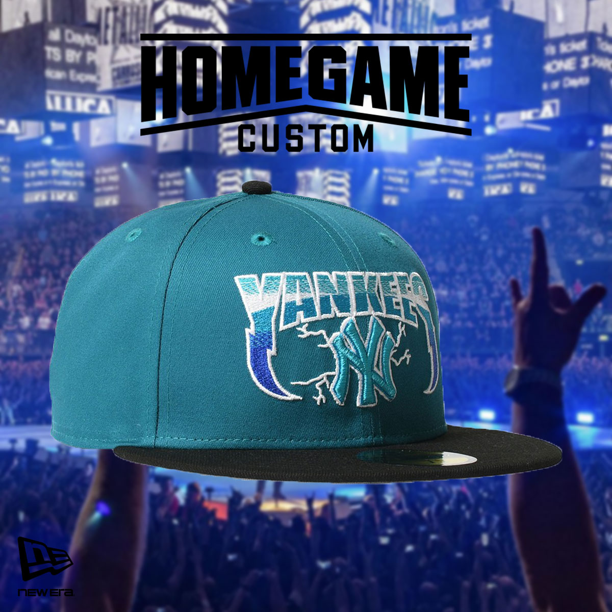 NEW ERA - NEW YORK YANKEES CO LIGHTNING NY 59FIFTY SHARK TEAL 