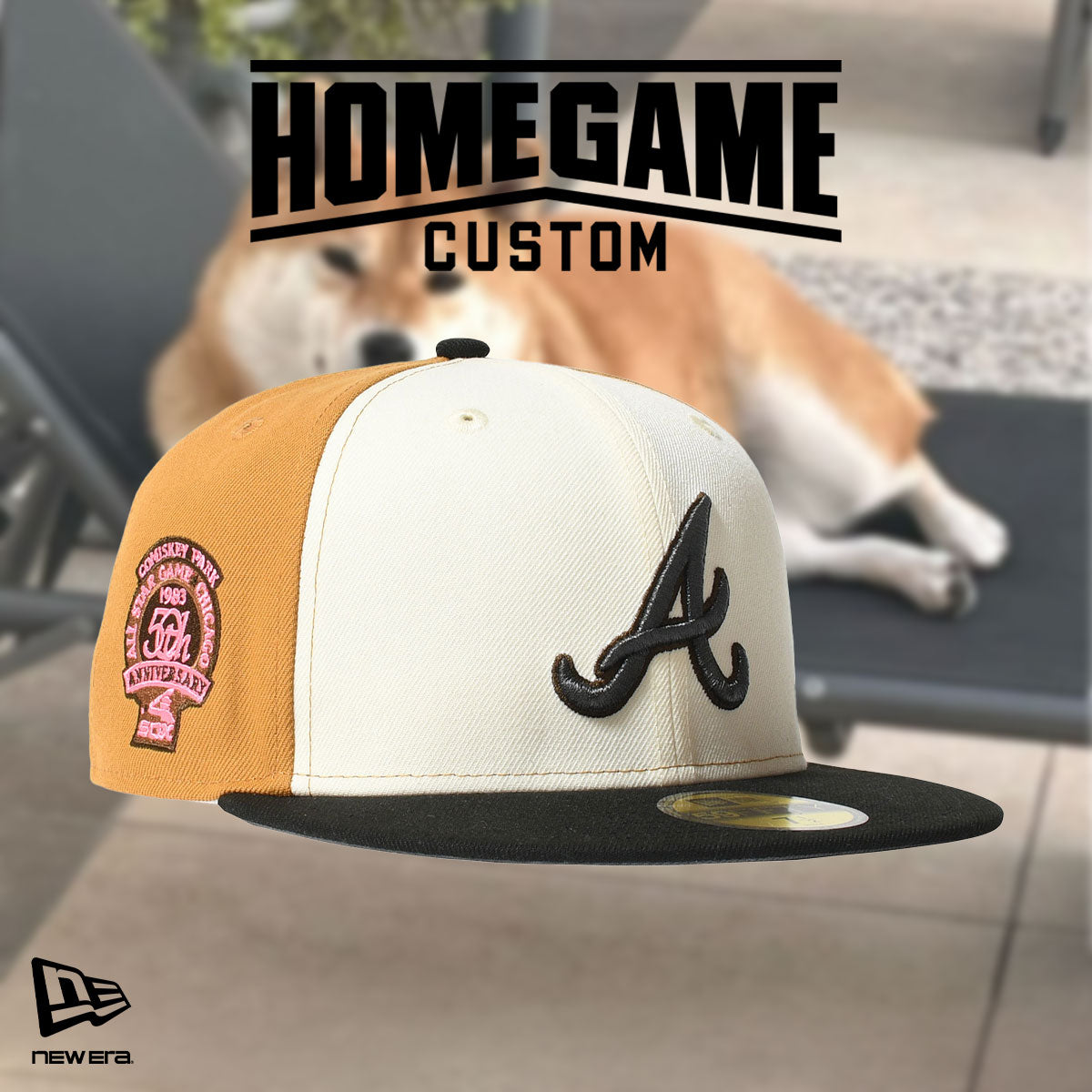 NEW ERA - ATLANTA BRAVES CO CWS 1983 COMISKEY PARK 59FIFTY PANAMA