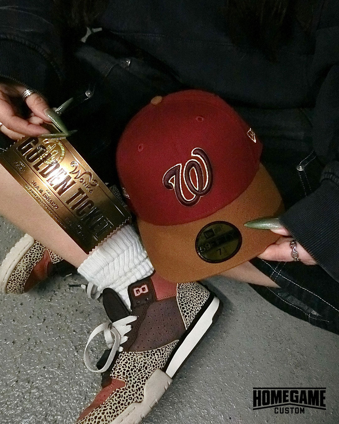 NEW ERA - WASHINGTON NATIONALS CO W SCRIPT 59FIFTY CARDINAL【71025006】