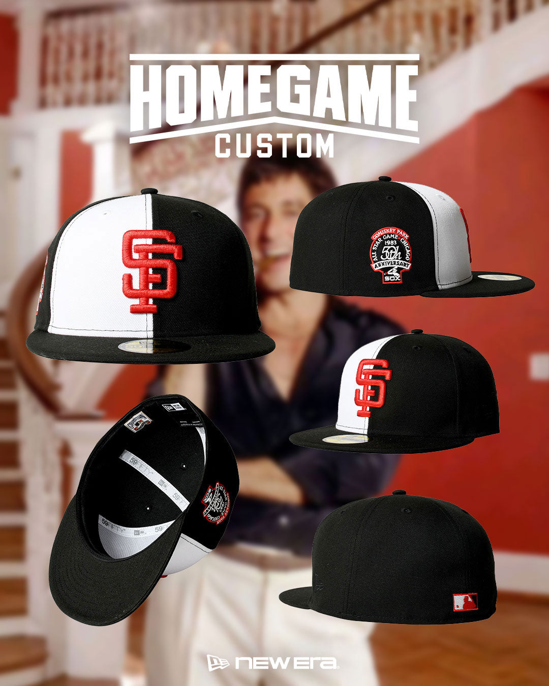 NEW ERA - San Francisco Giants CO 1983 ASG WSX 50 59FIFTY BLK/OPWHT【71027839】