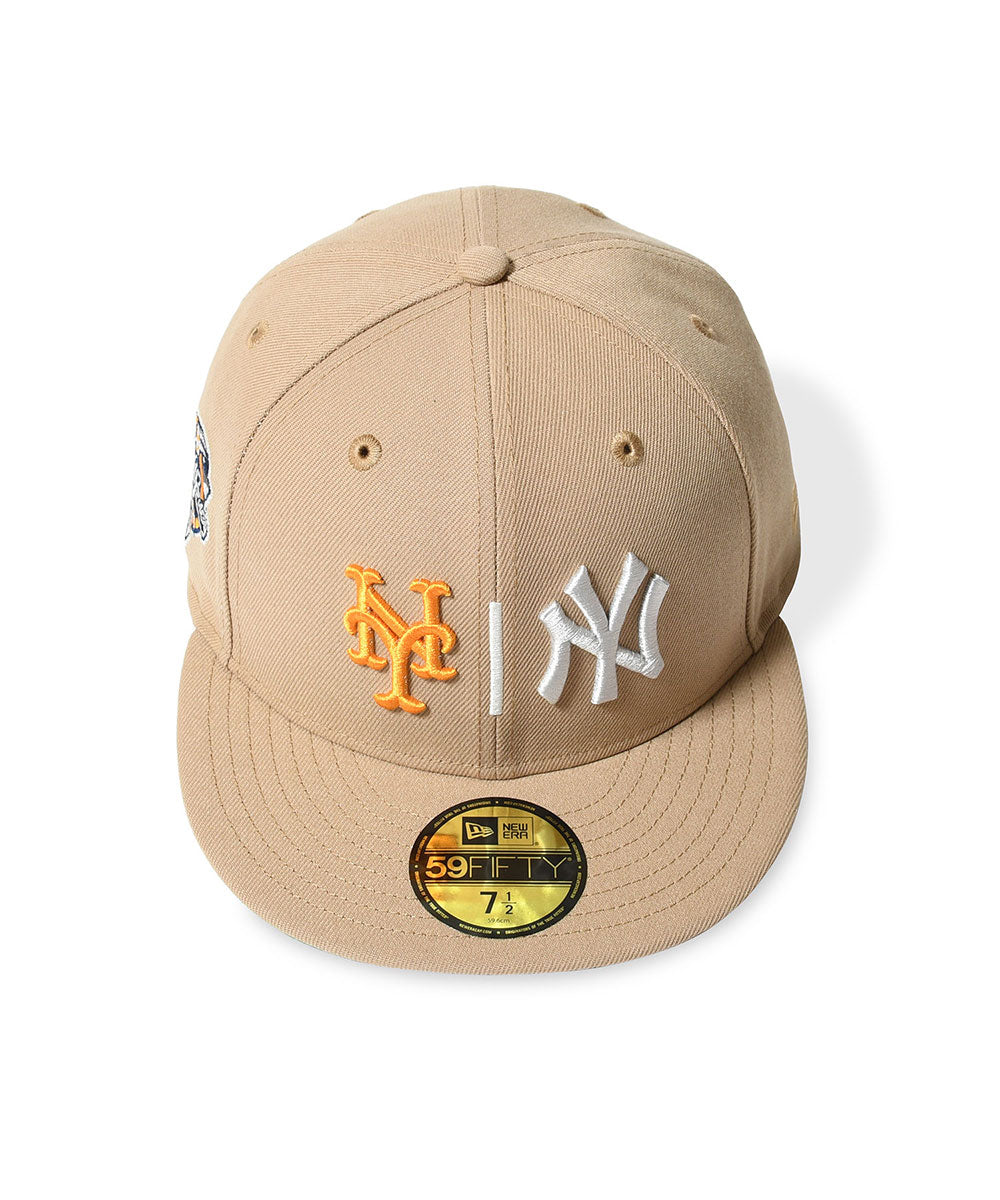 NEW ERA - NEW YORKS METS VS YANKEES CO SS 2000 WS 59FIFTY CAMEL【71047162】