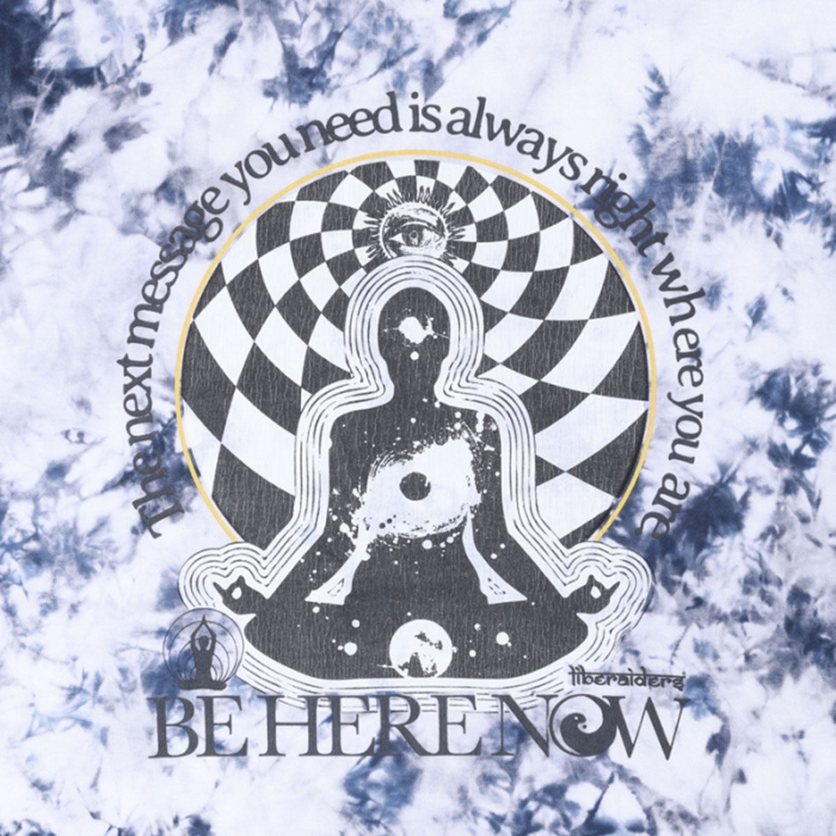 LIBERAIDERS - BE HERE NOW TIE-DYE TEE 【716132501】