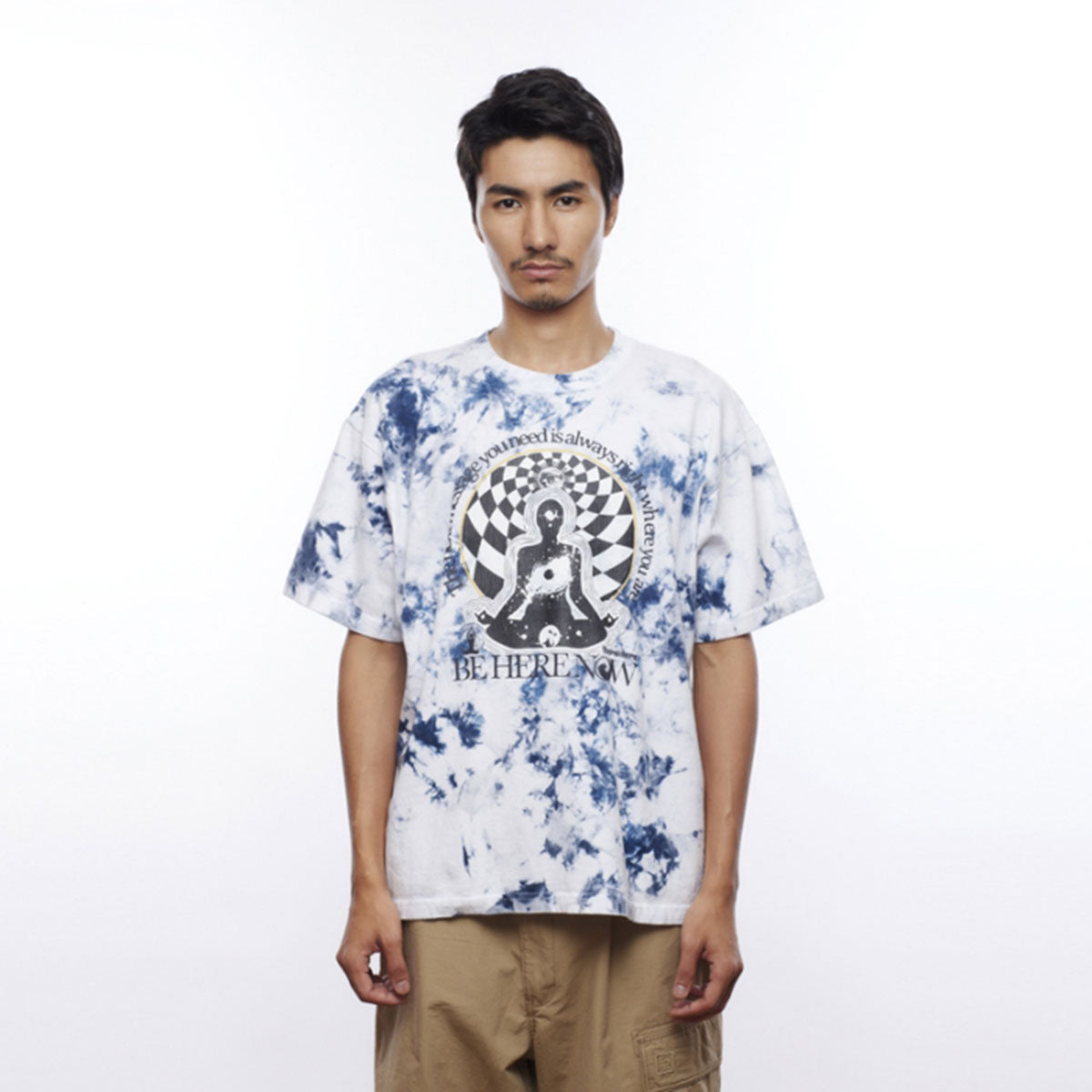 LIBERAIDERS - BE HERE NOW TIE-DYE TEE 【716132501】