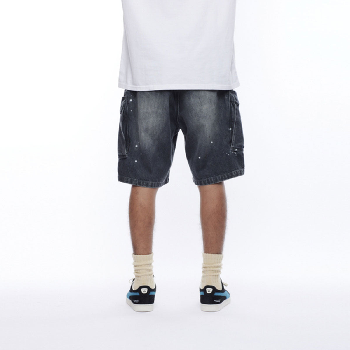 LIBERAIDERS - DENIM 6POCKET SHORTS 【718032501】