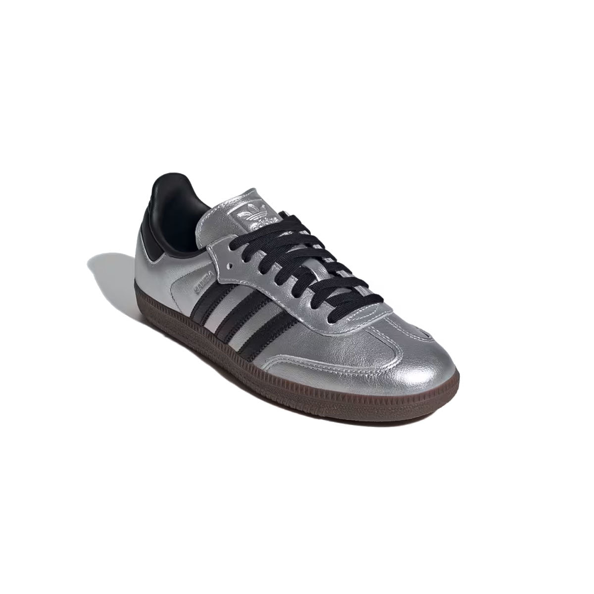 adidas - SAMBA OG WMNS Silver Metallic/Core Black/Gum【JI4218】