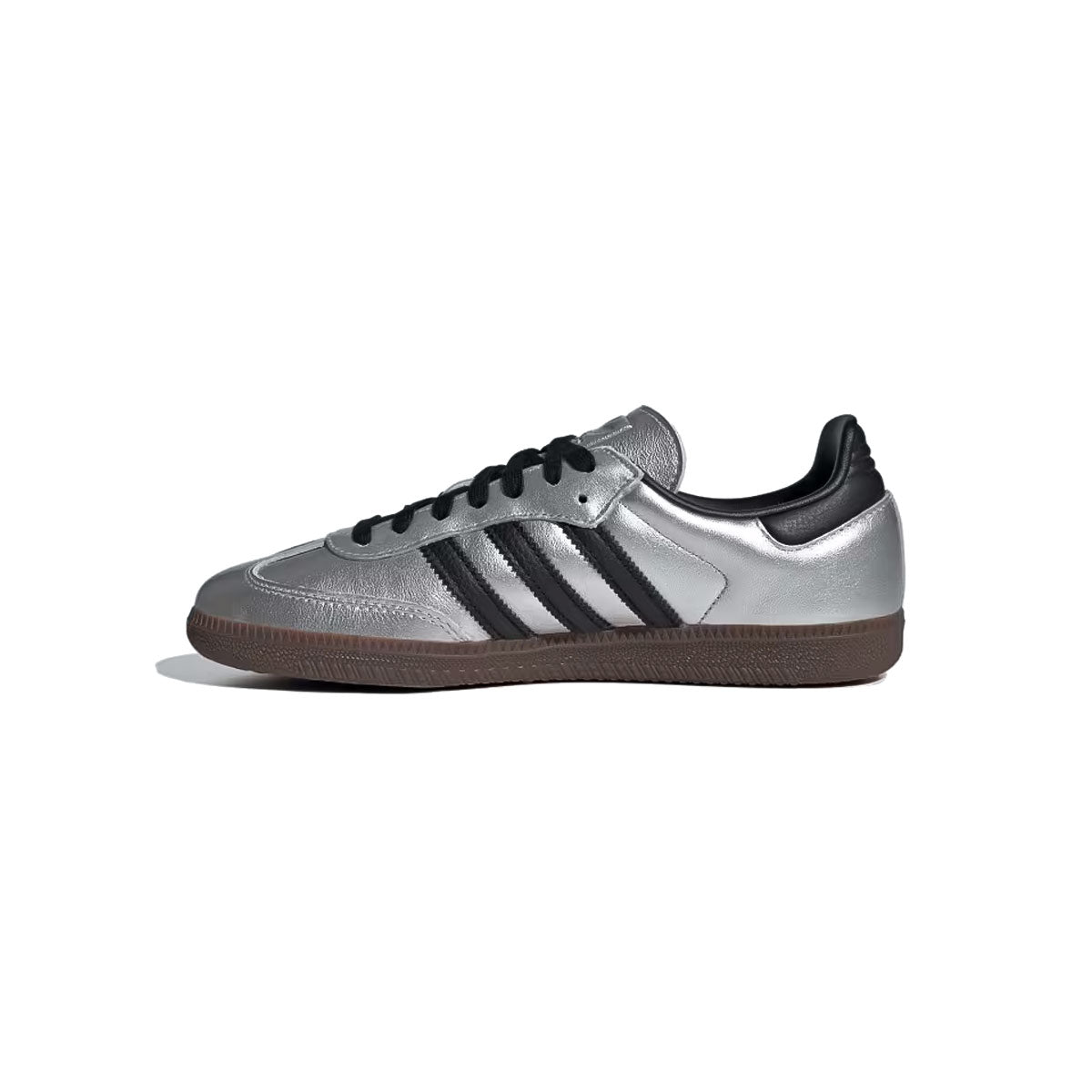 adidas - SAMBA OG WMNS Silver Metallic/Core Black/Gum【JI4218】