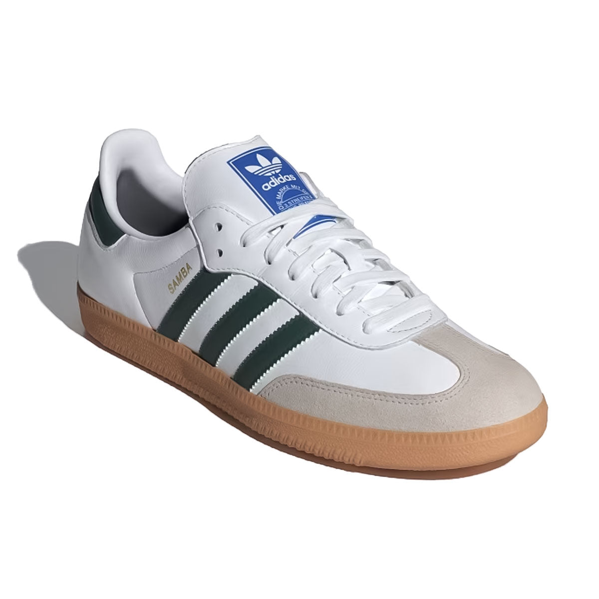 adidas - SAMBA OG MENS WMNS Cloud White/Collegiate Green/Gum【IE3437】