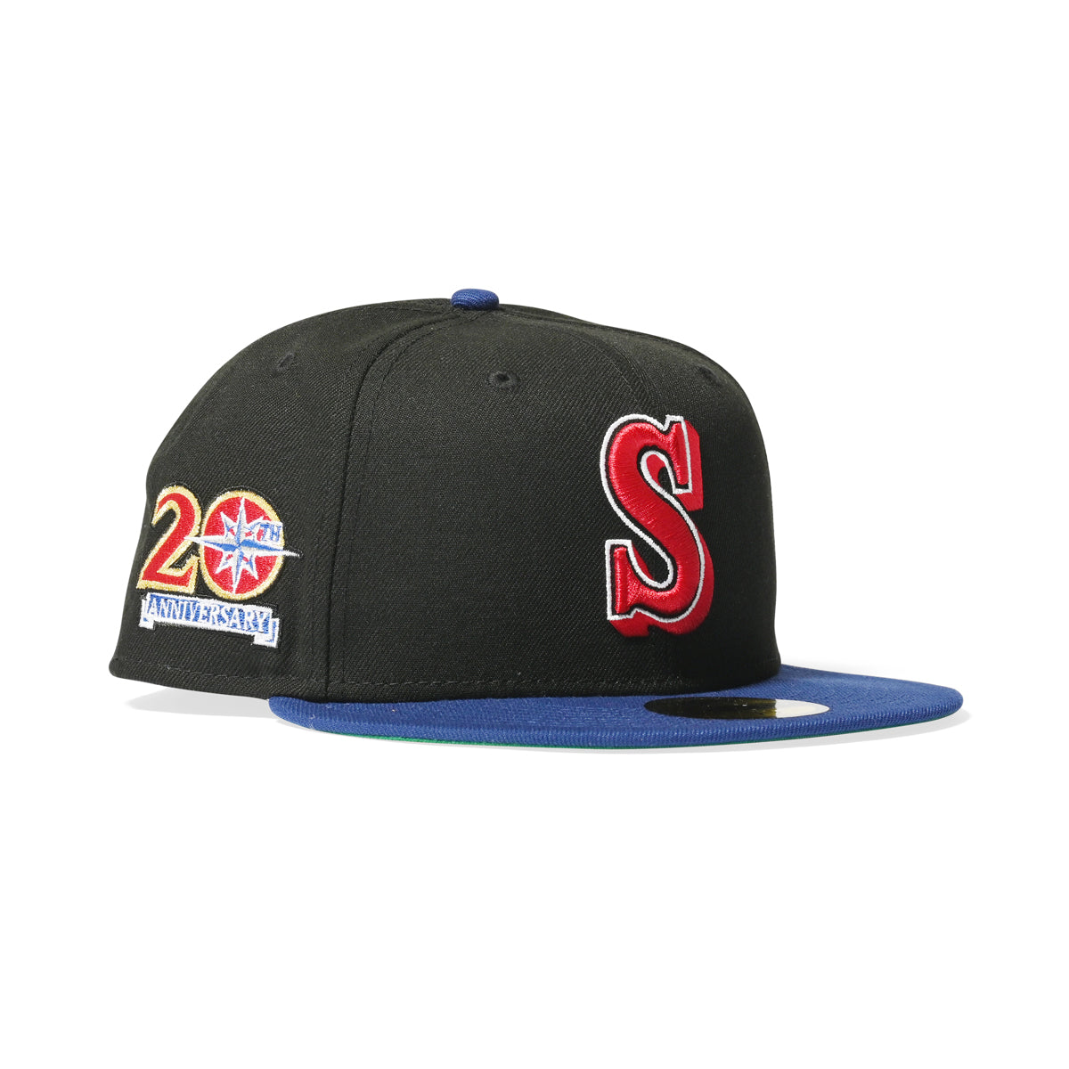 NEW ERA Seattle Mariners - 20th ANNIVERSARY 59FIFTY BLACK/ROYAL 【NE061】