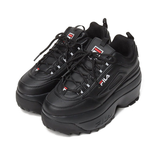FILA - Disruptor II Wedge BLACK/BLACK 【WFW22044-001】