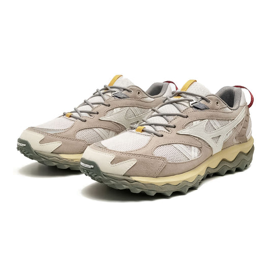 MIZUNO - UNISEX WAVE MUJIN TL DARK BEIGE/OFF WHITE/ORANGE【D1GA251302】