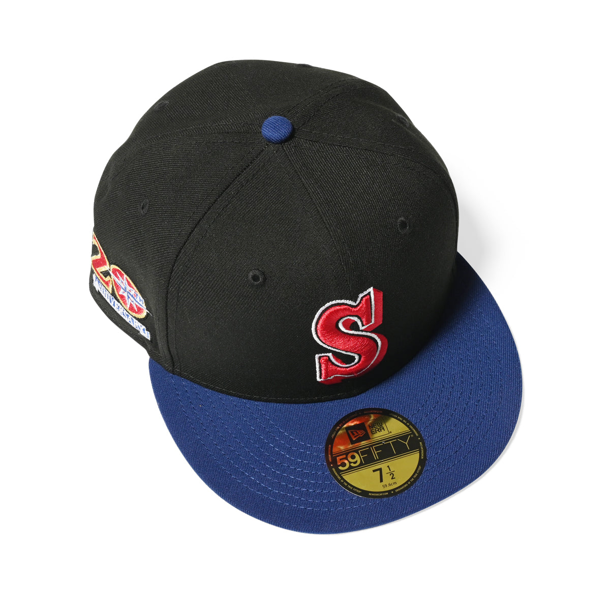 NEW ERA Seattle Mariners - 20th ANNIVERSARY 59FIFTY BLACK/ROYAL 【NE061】