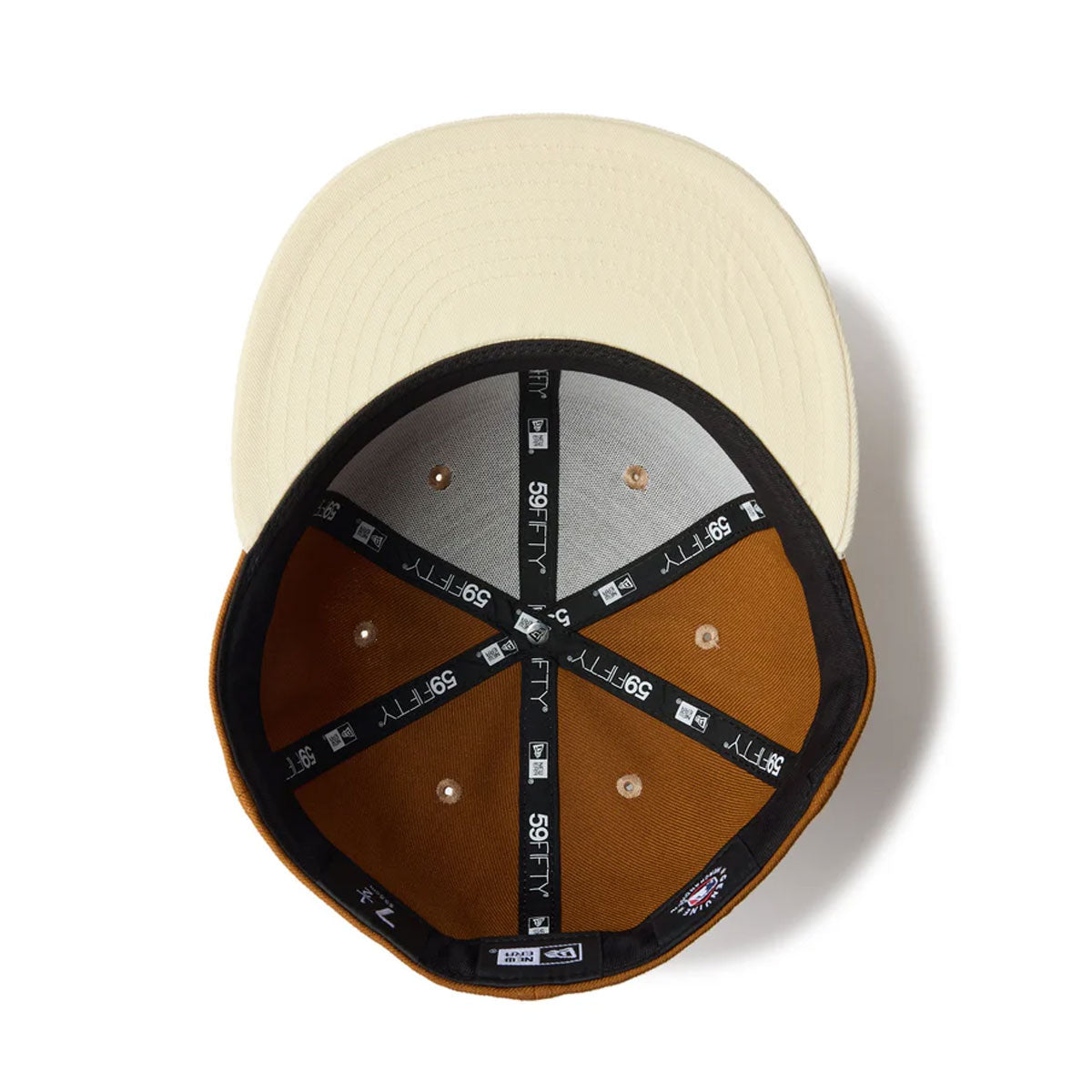 NEW ERA New York Yankees - 59FIFTY PANCAKES WPIN Toasted Peanuts/Wine Cork 【14388834】