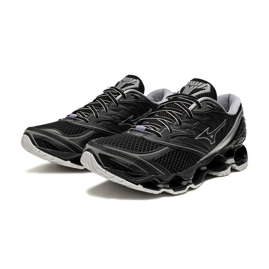 MIZUNO - MENS WAVE PROPHECY LS BLACK/BLACK/SILVER 【D1GA250701】