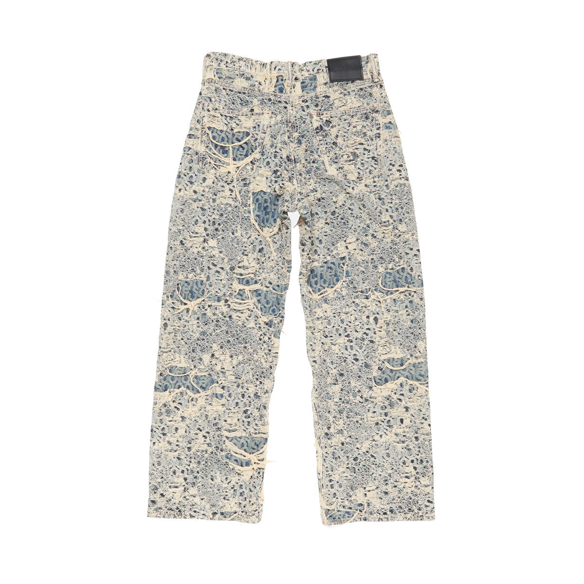 ACNE STUDIOS - 1981 U DENIM DISTRESSED MONOGRAM