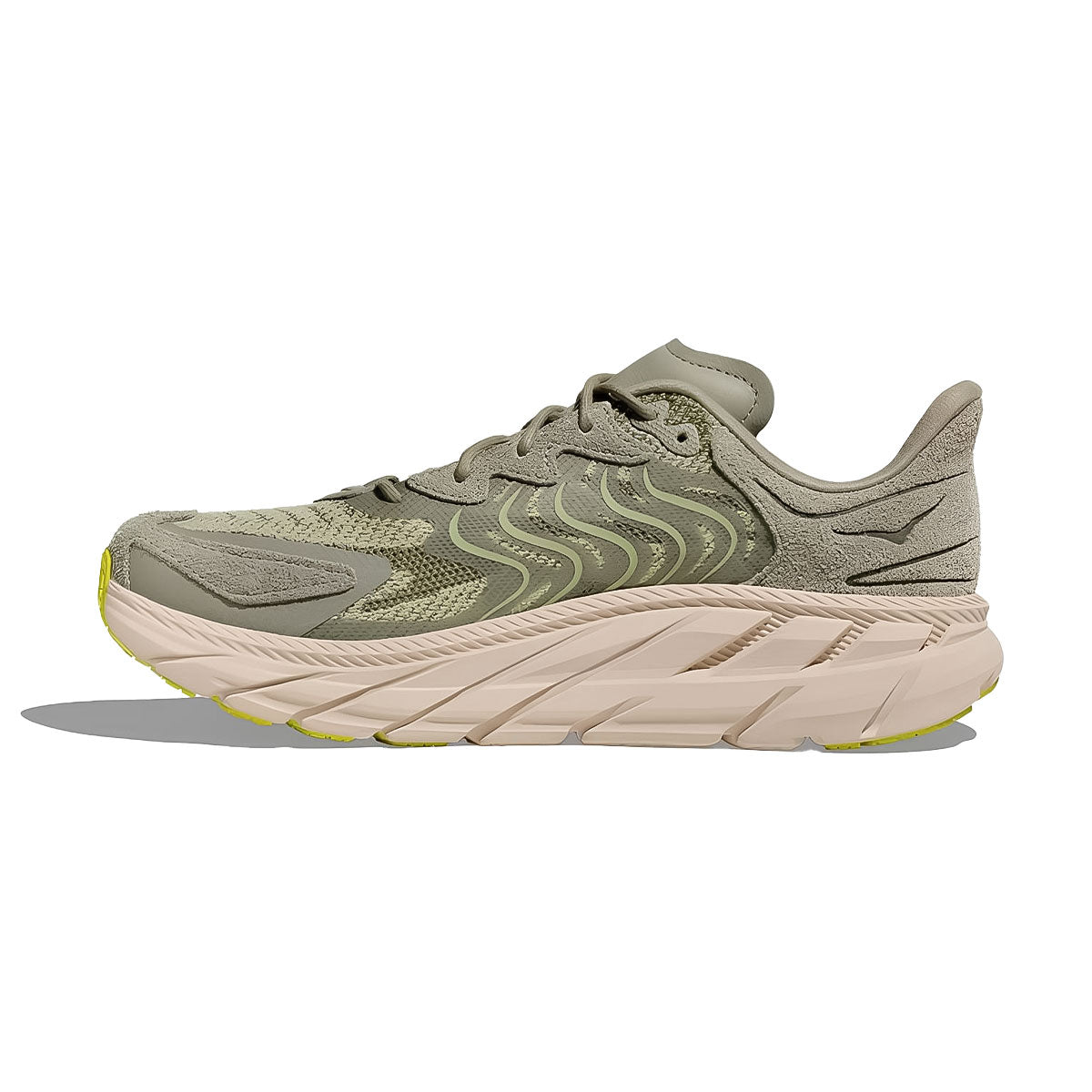 HOKA - MENS CLIFTON LS BARLEY OAT MILK【1141550-BYT】