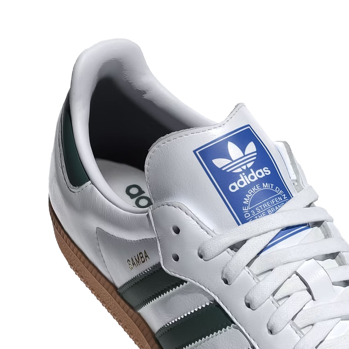 adidas - SAMBA OG MENS WMNS Cloud White/Collegiate Green/Gum【IE3437】