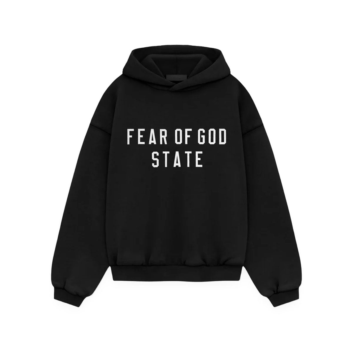 High quality Mens Black Fear of God Essentials Hoodie Large