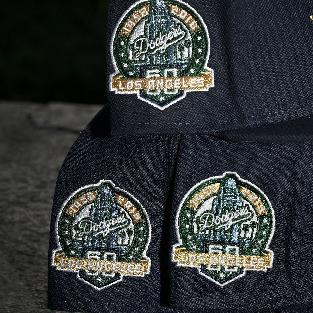 New Era - Los Angels Dodgers 60th Anniversary 59Fifty Night Shift Navy