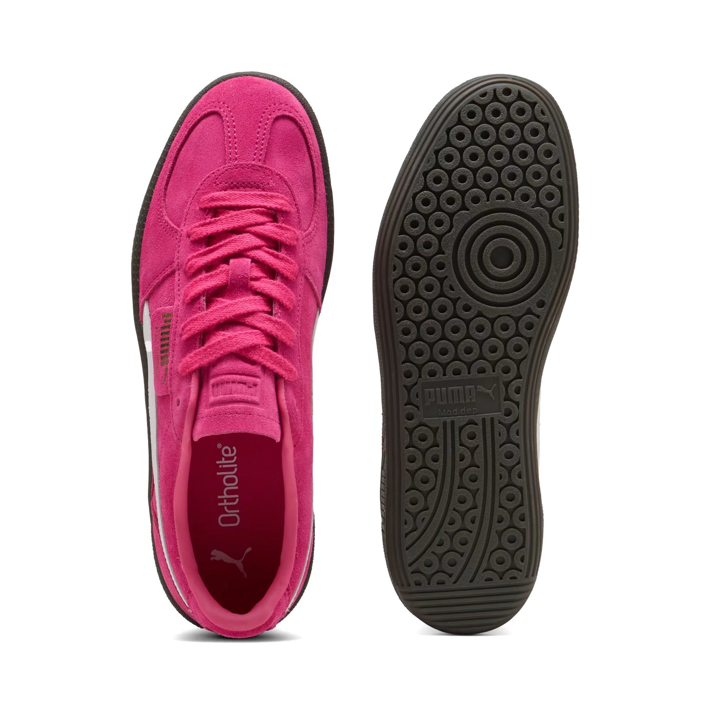 PUMA - WMENS PUMA PALERMO PINK/WHITE 398846-19