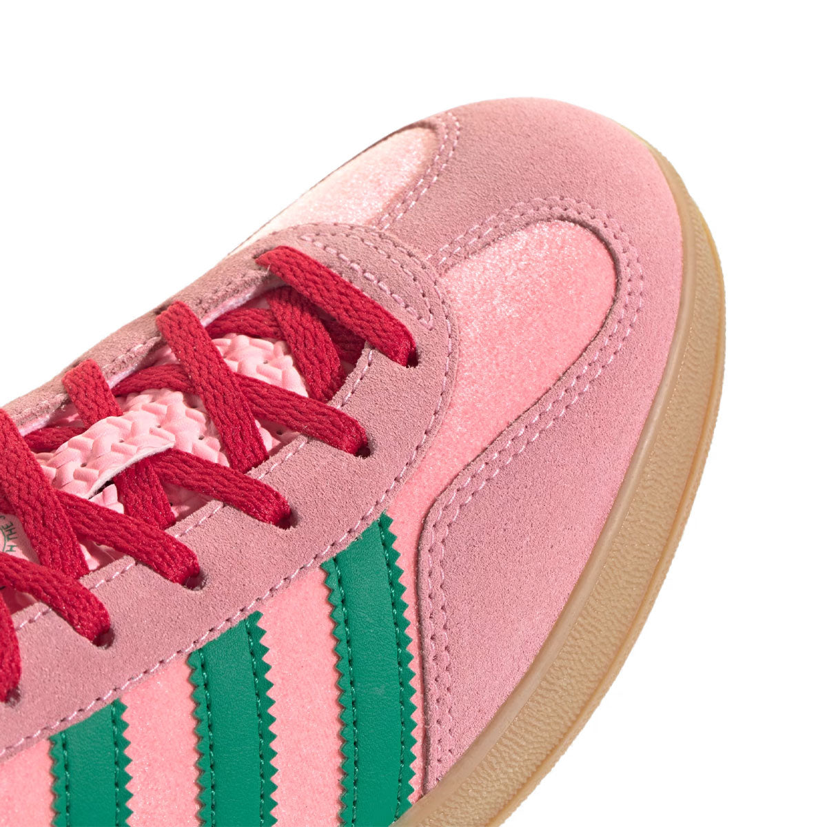adidas - GAZELLE INDOOR WMNS Court Green/Glow Pink/Gum【JI2713】