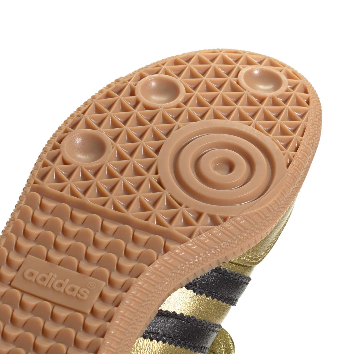 adidas - SAMBA LT WMNS Gold Metallic/Core Black/Gum 【JH5708】