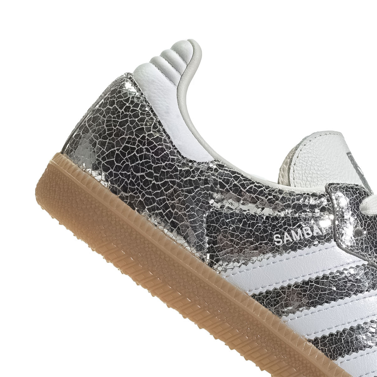 adidas ‐ SAMBA OG WMNS Silver Metallic/Cloud White/Core White【JR0035】