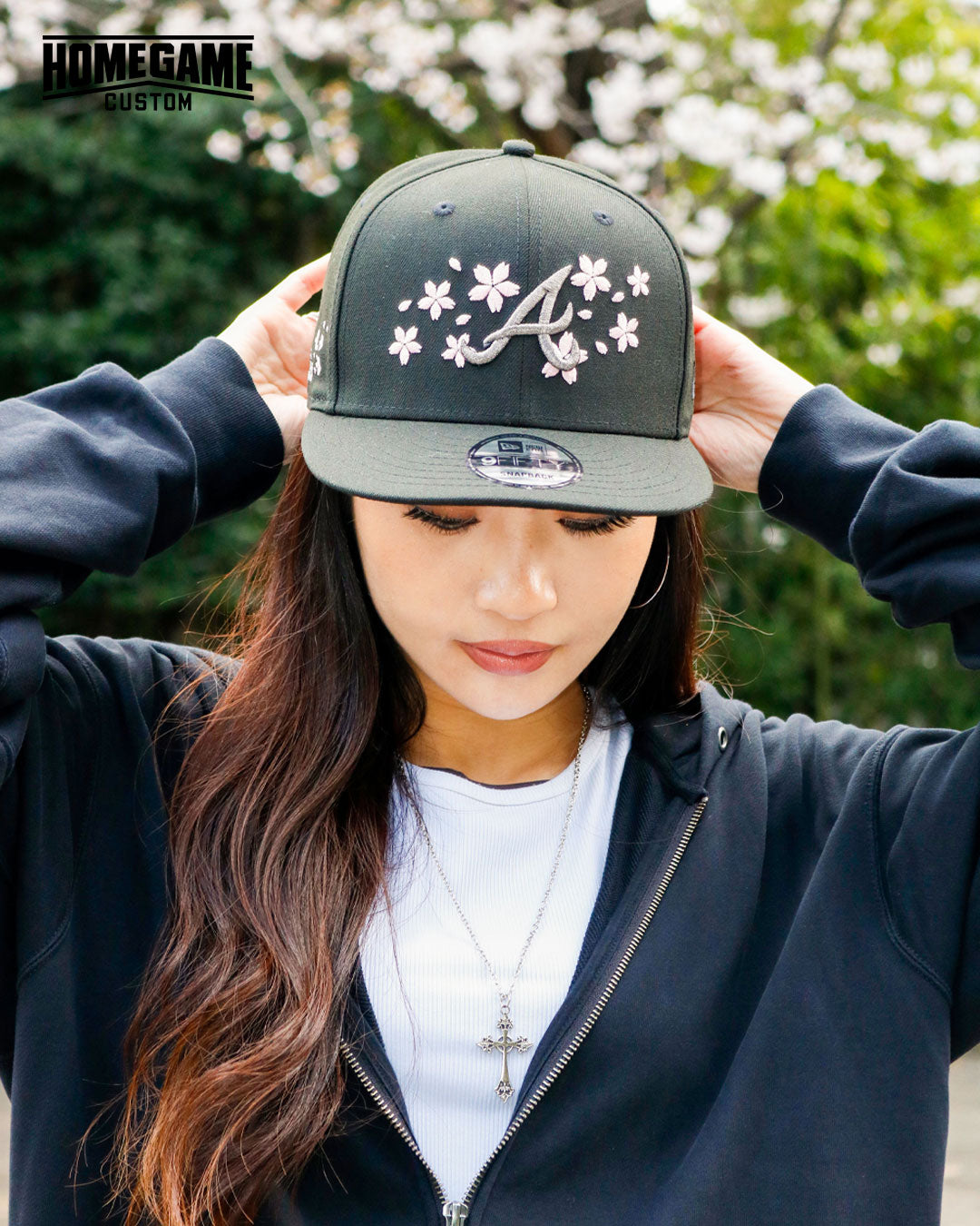 NEW ERA - ATLANTA BRAVES CO SAKURA 9FIFTY BLACK 【71027536】