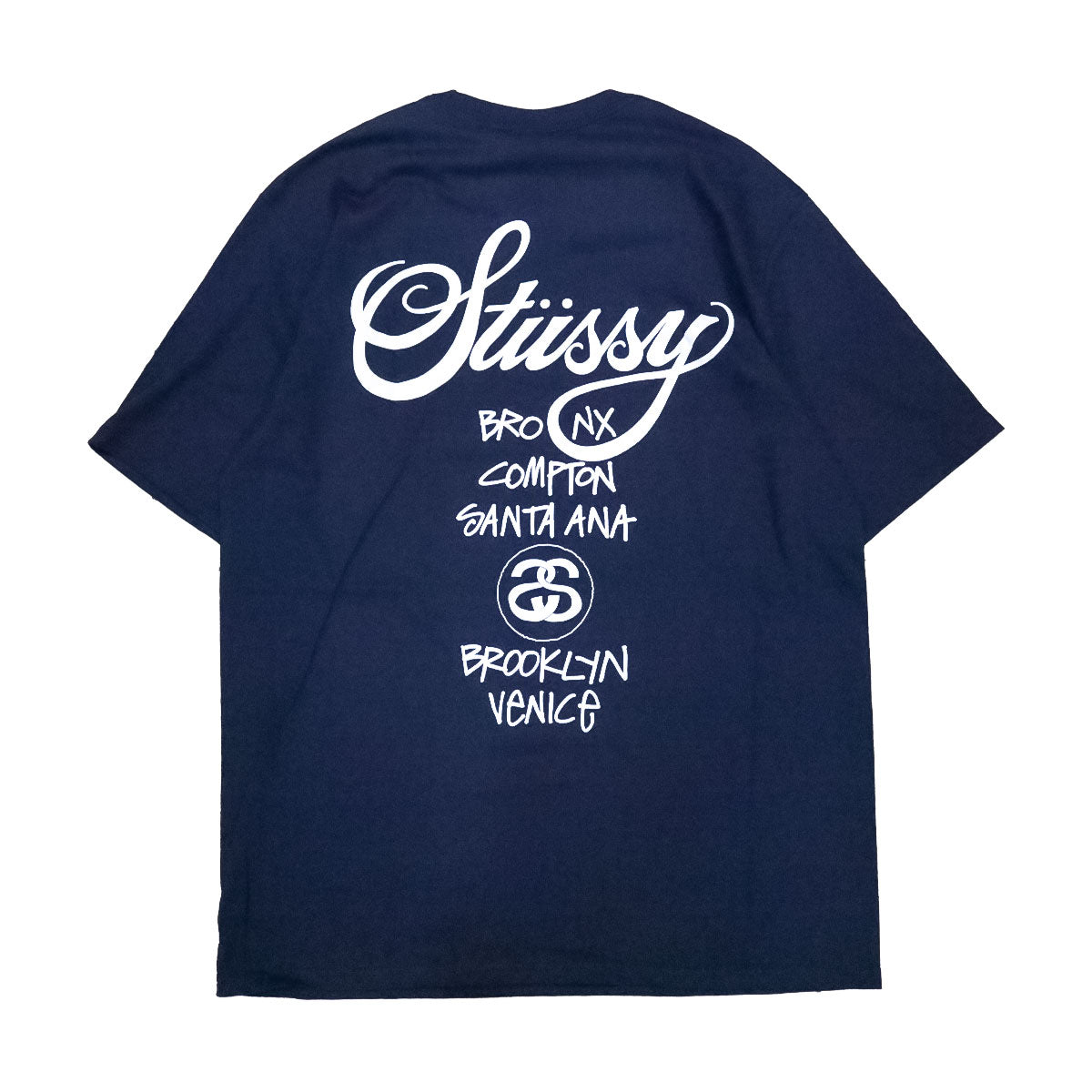 Stussy - WORLD TOUR TEE NAVY 【3903962】