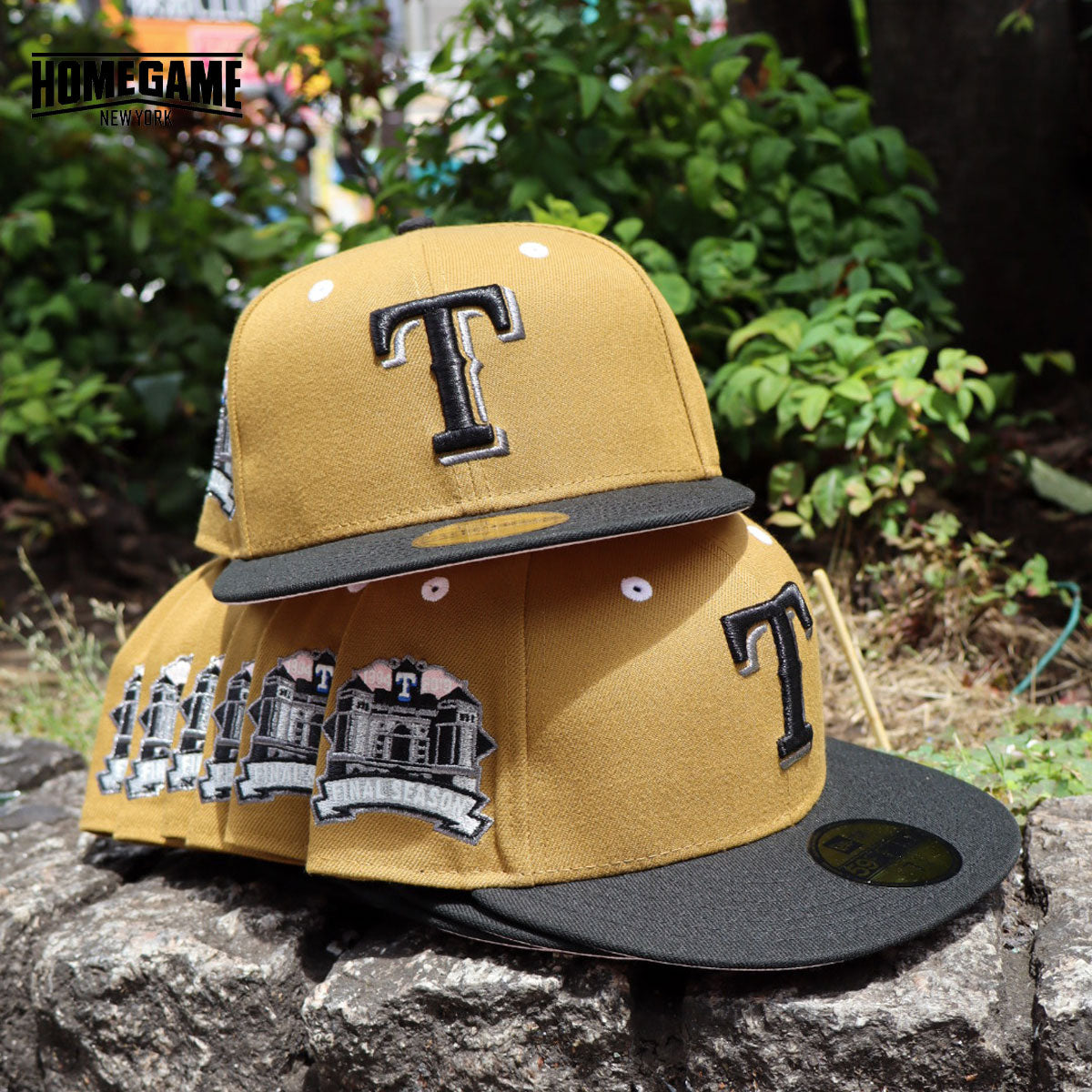NEW ERA - Texas Rangers NYCO FINAL SEASON 59FIFTY OLD GOLD/BLACK
