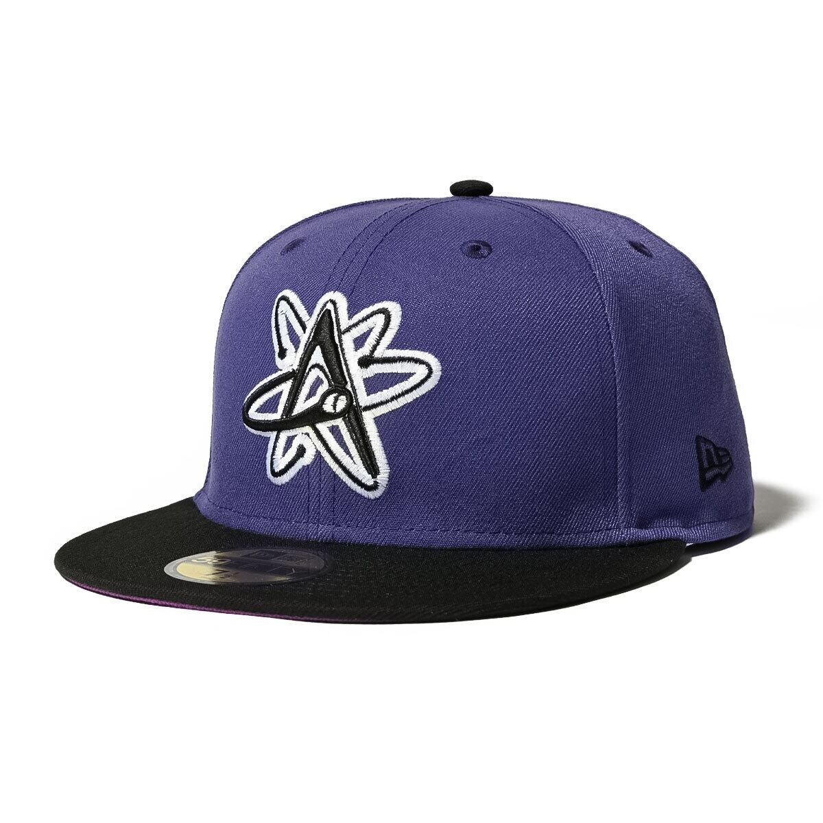NEW ERA - ALBUQUERQUE ISOTOPES CO 2007 ASG 59FIFTY PURPLE/BLACK【70930111】-