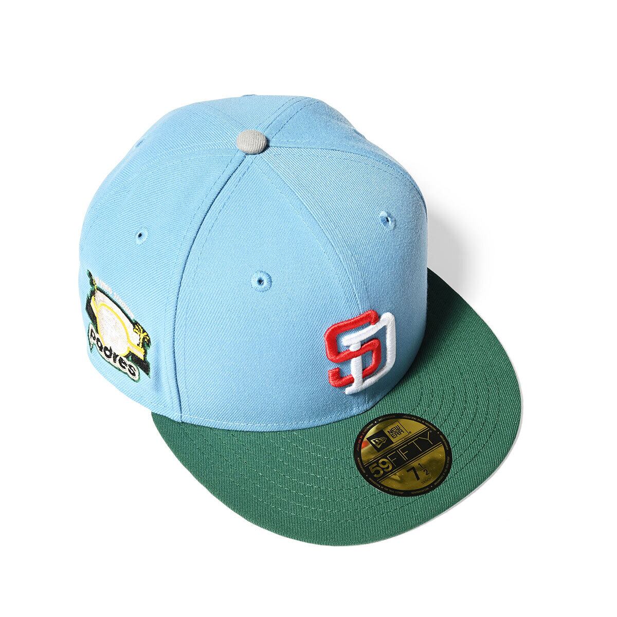 NEW ERA - San Diego Padres CO STADIUM 59FIFTY SKY BLUE/GREEN【70874419】