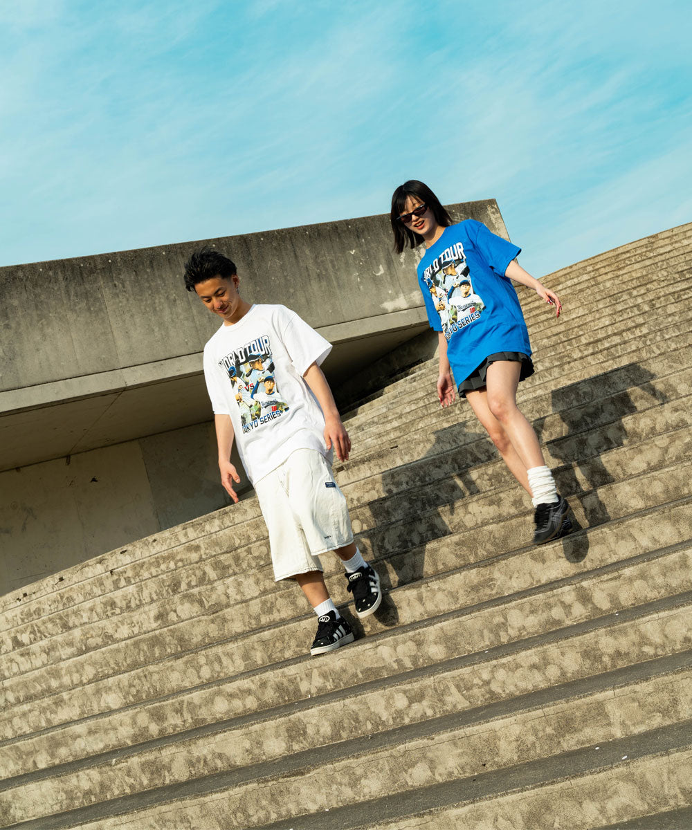 WORLD TOUR TEE BLUE【HG250412】