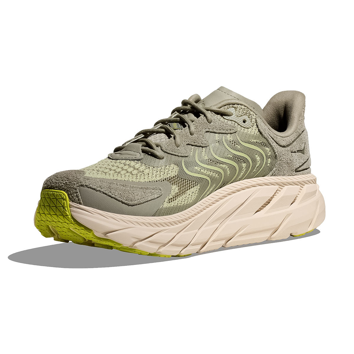 HOKA - MENS CLIFTON LS BARLEY OAT MILK【1141550-BYT】