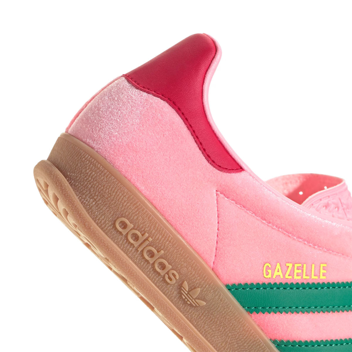 adidas - GAZELLE INDOOR WMNS Court Green/Glow Pink/Gum【JI2713】